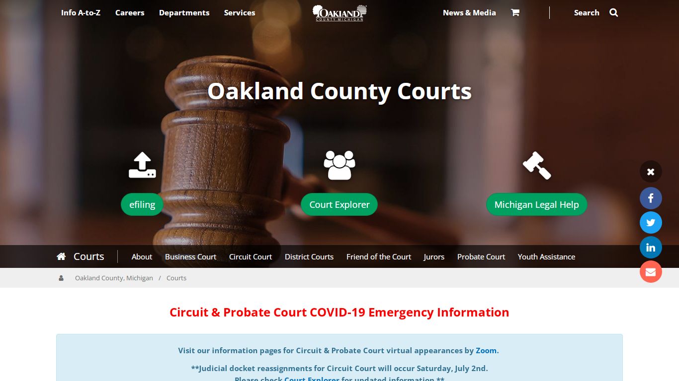 Courts | Courts - Oakgov